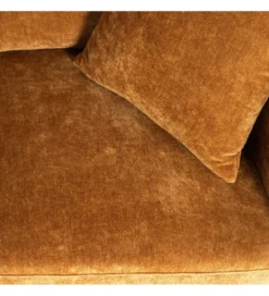 Sofa MODERN BAROCK 240 cm aksamitna musztardowo-żółta*Zona-Design Outlet