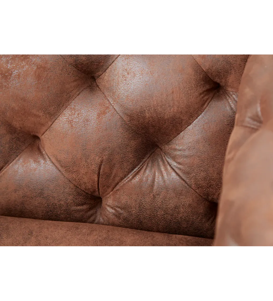 Sofa MODERN BAROCK 240 cm antyczny brąz*Invicta Interior Clearance