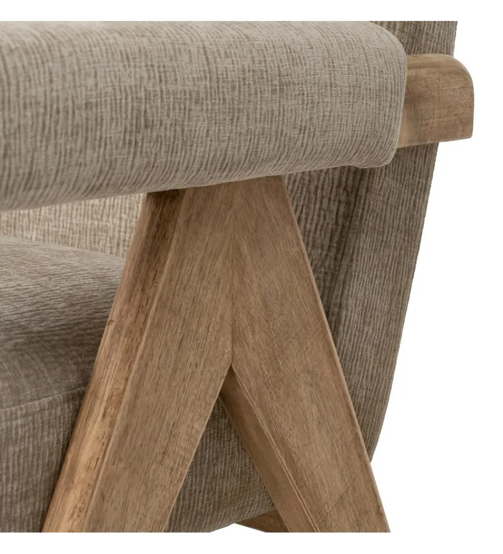 Sofa NAMGAN 134 cm beżowy naturalny*Zona-Design Clearance