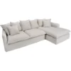 Sofa Narożna HEAVENLY Heaven 255 Cm naturalny len*Invicta Interior Clearance
