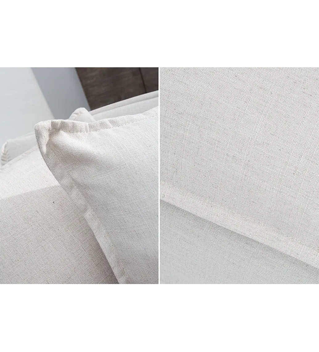 Sofa Narożna HEAVENLY Heaven 255 Cm naturalny len*Invicta Interior Clearance