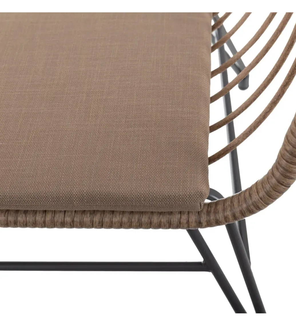 Sofa ogrodowa ARIKI 121 cm naturalna*Zona-Design Online