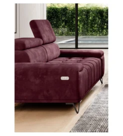 Sofa PALLADIO 212 Cm Z Elektrycznie Wysuwanym Siedziskiem*Wersal Outlet
