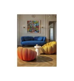 Sofa PEPPO 182 cm niebieska*KDesign Clearance