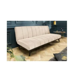 Sofa rozkładana Belissima 180 cm beżowa*Invicta Interior Sale