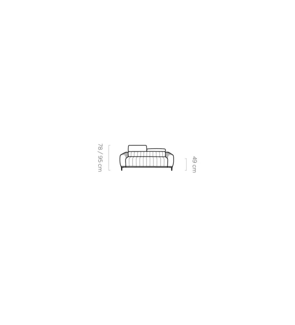 Sofa Rozkładana GEMINI Gandi A 187 Cm Z Funkcją Spania*Wersal New