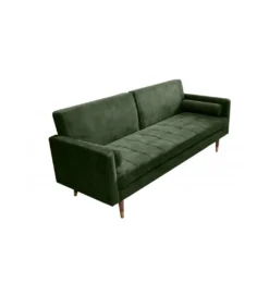 Sofa rozkładana MANILLA 196 cm ciemnozielona*Invicta Interior - przedsprzedaż New