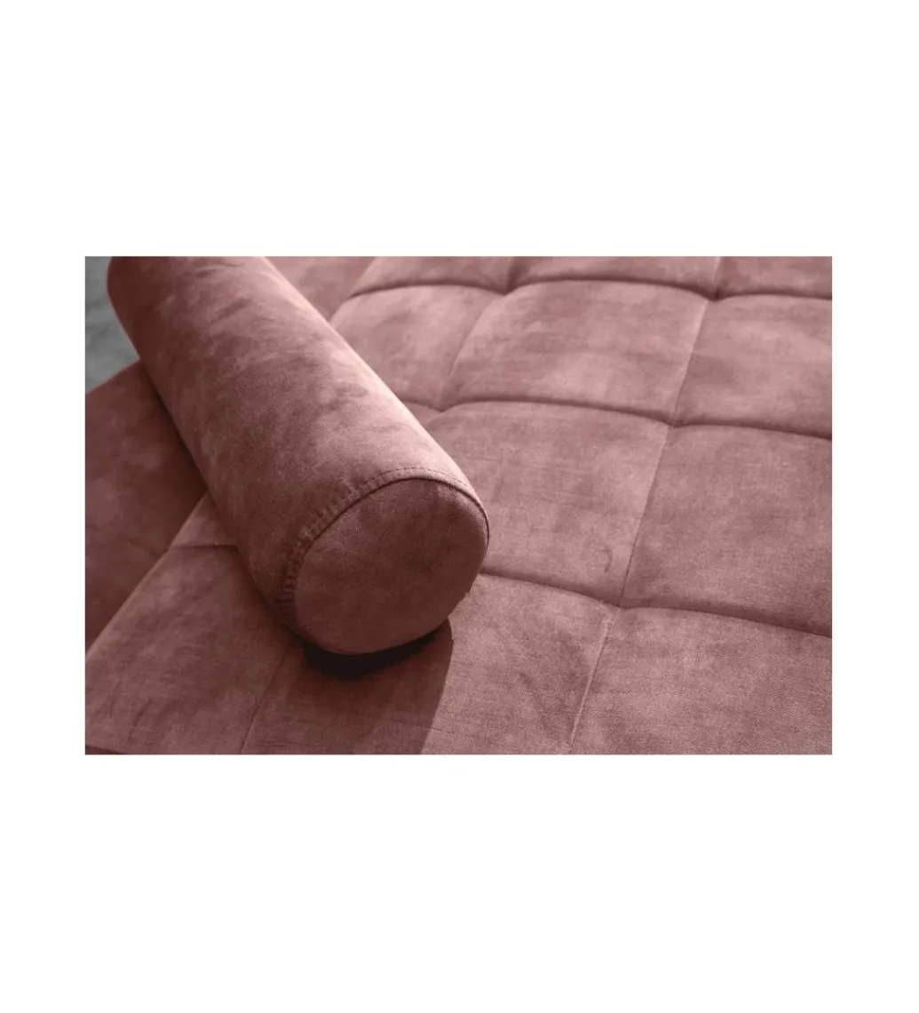 Sofa rozkładana MANILLA 196 cm różowa*Invicta Interior - przedsprzedaż