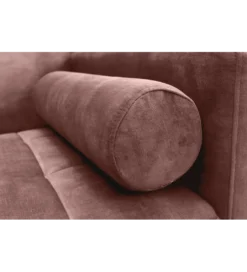 Sofa rozkładana MANILLA 196 cm różowa*Invicta Interior - przedsprzedaż