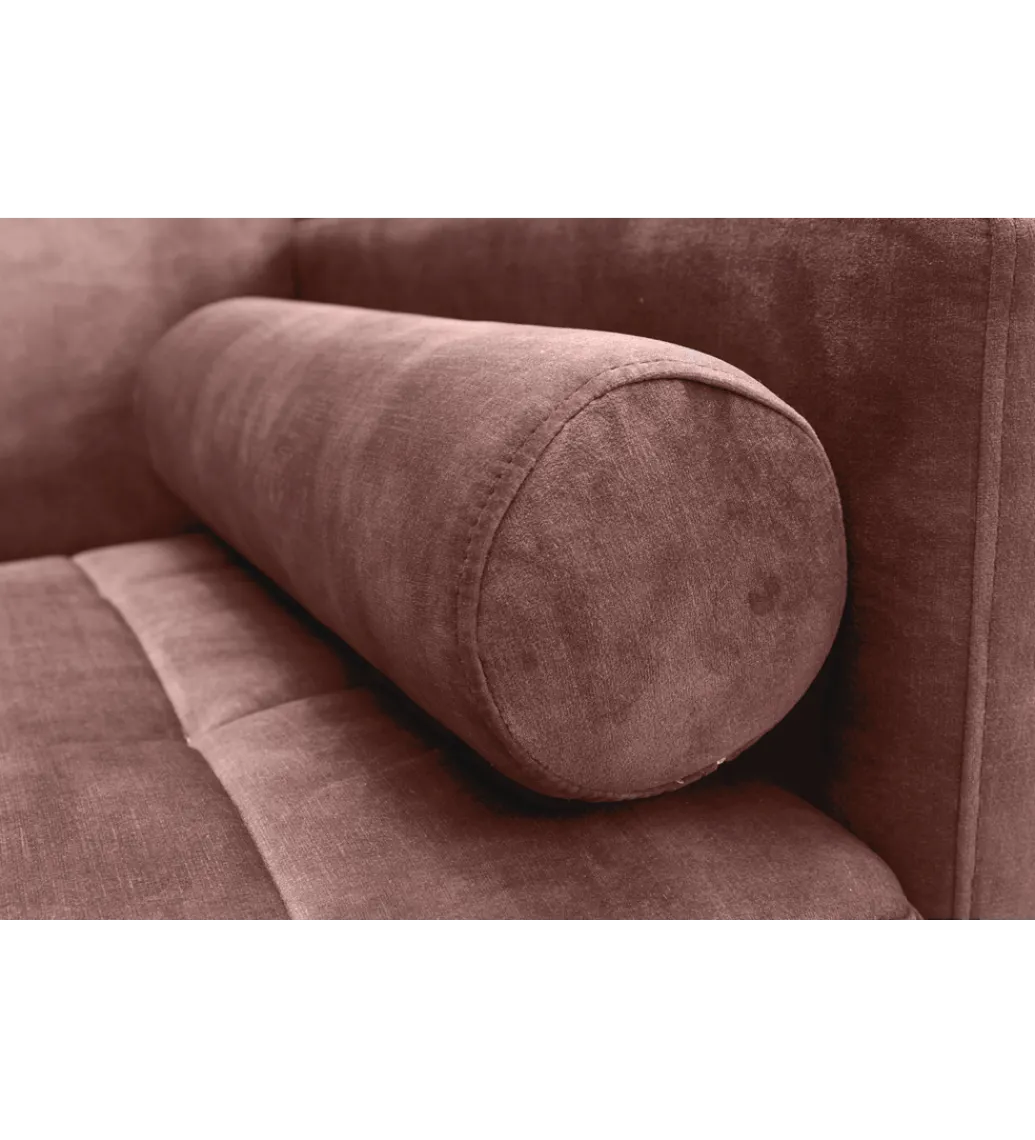 Sofa rozkładana MANILLA 196 cm różowa*Invicta Interior - przedsprzedaż