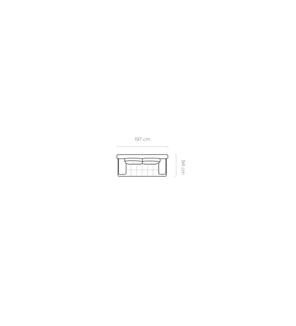 Sofa rozkładana OSLO 197 cm z funkcją spania*Wersal Online