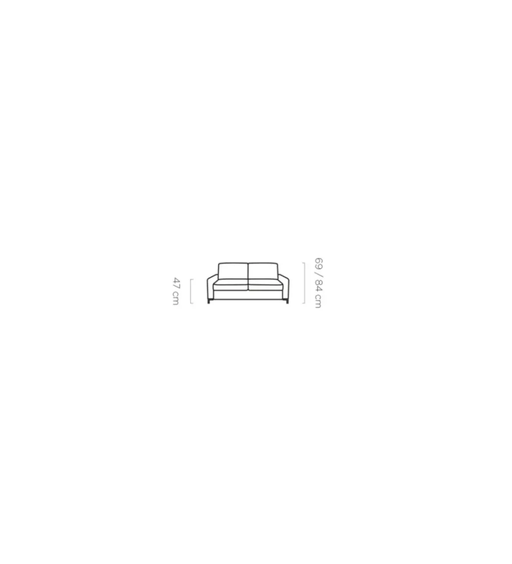 Sofa rozkładana TINO C 207 cm z funkcją spania*Wersal Outlet