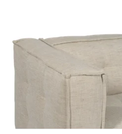 Sofa SIBARIS 218 cm beżowa*DENZO Outlet