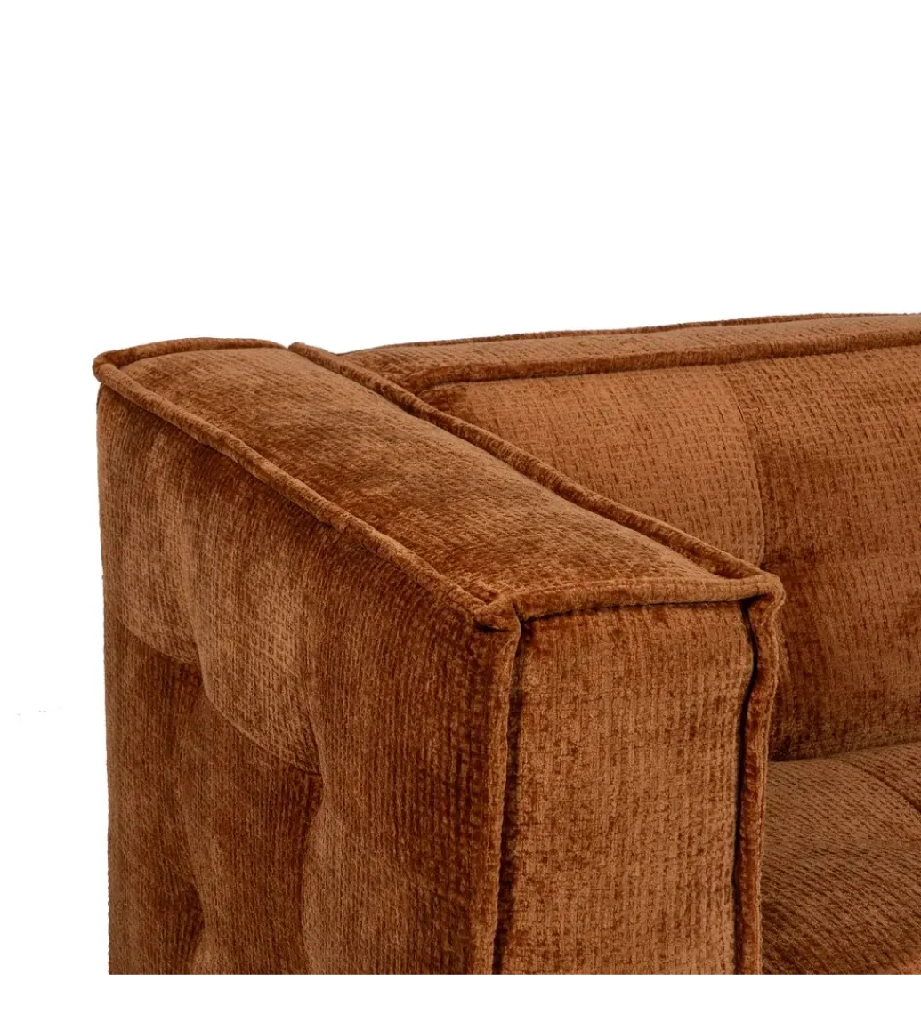 Sofa SIBARIS 218 cm ceglasta*DENZO New