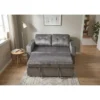 Sofa SMART 140 cm z funkcją spania welwet szary*Invicta Interior - przedsprzedaż Sale