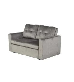 Sofa SMART 140 cm z funkcją spania welwet szary*Invicta Interior - przedsprzedaż Sale