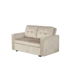 Sofa SMART 140 cm z funkcją spania welwet chmpagne beżowa*Invicta Interior - przedsprzedaż Best