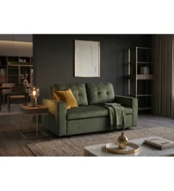 Sofa SMART 140 cm z funkcją spania zielony*Invicta Interior - przedsprzedaż Best