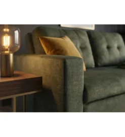 Sofa SMART 140 cm z funkcją spania zielony*Invicta Interior - przedsprzedaż Best