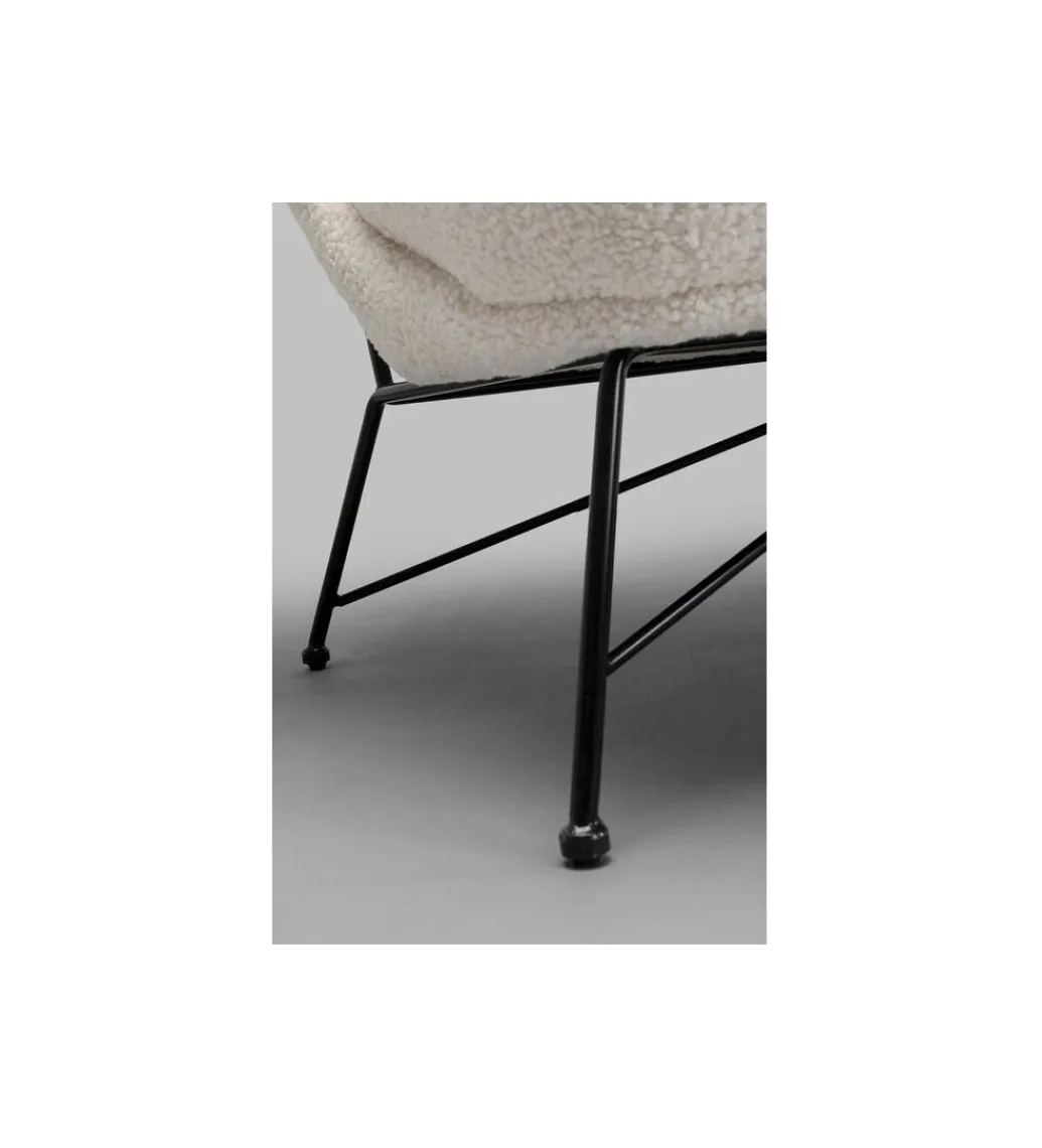 Sofa Snow 234 cm Bouclé biała*KARE Outlet