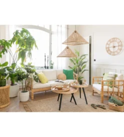 Sofa trzyosobowa ELISE 187 cm rattan*J-Line