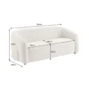 Sofa VOQUE 200 cm chenille beżowa*Invicta Interior Online
