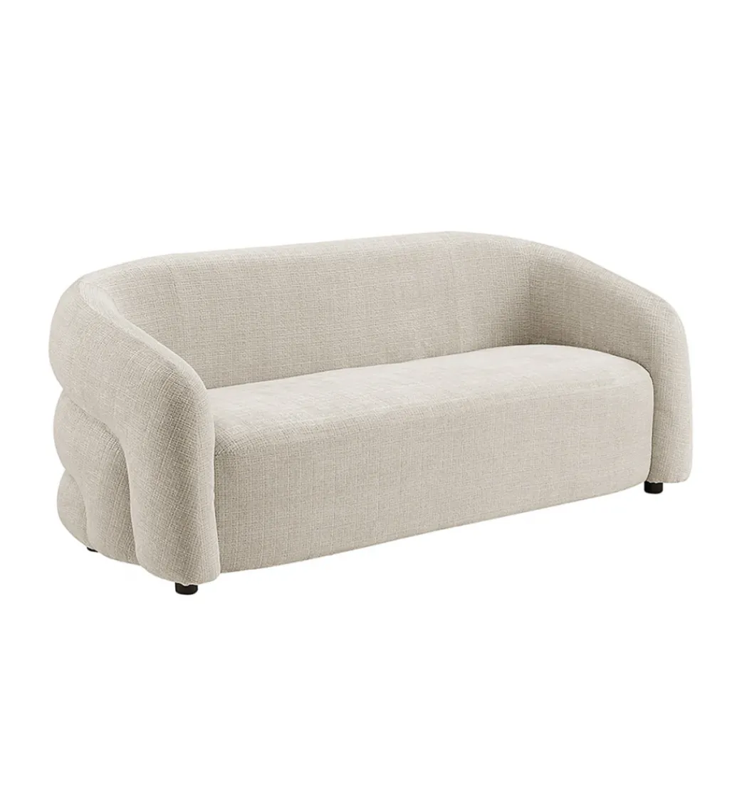 Sofa VOQUE 200 cm chenille beżowa*Invicta Interior Online