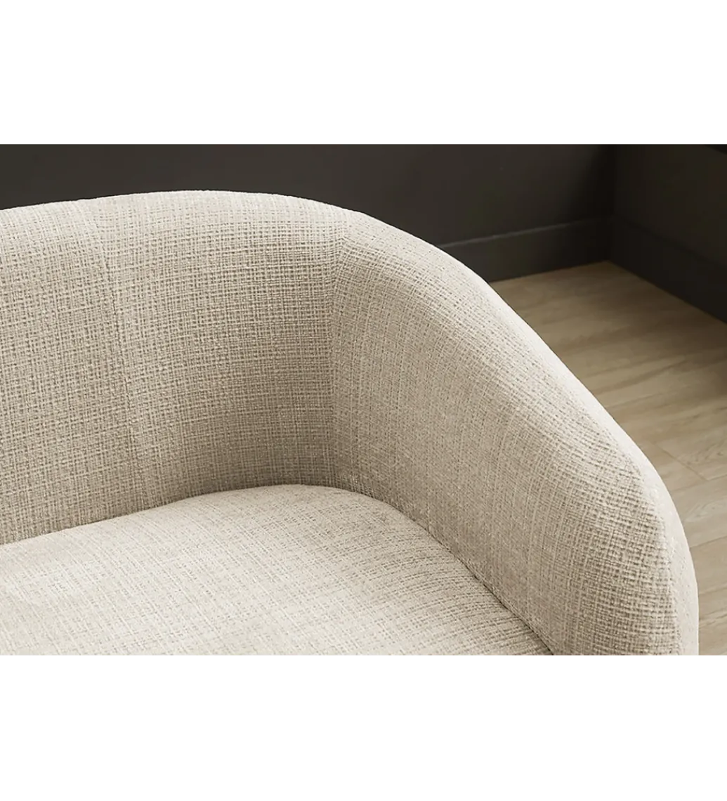 Sofa VOQUE 200 cm chenille beżowa*Invicta Interior Online