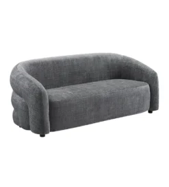 Sofa VOQUE 200 cm chenille szara*Invicta Interior Clearance