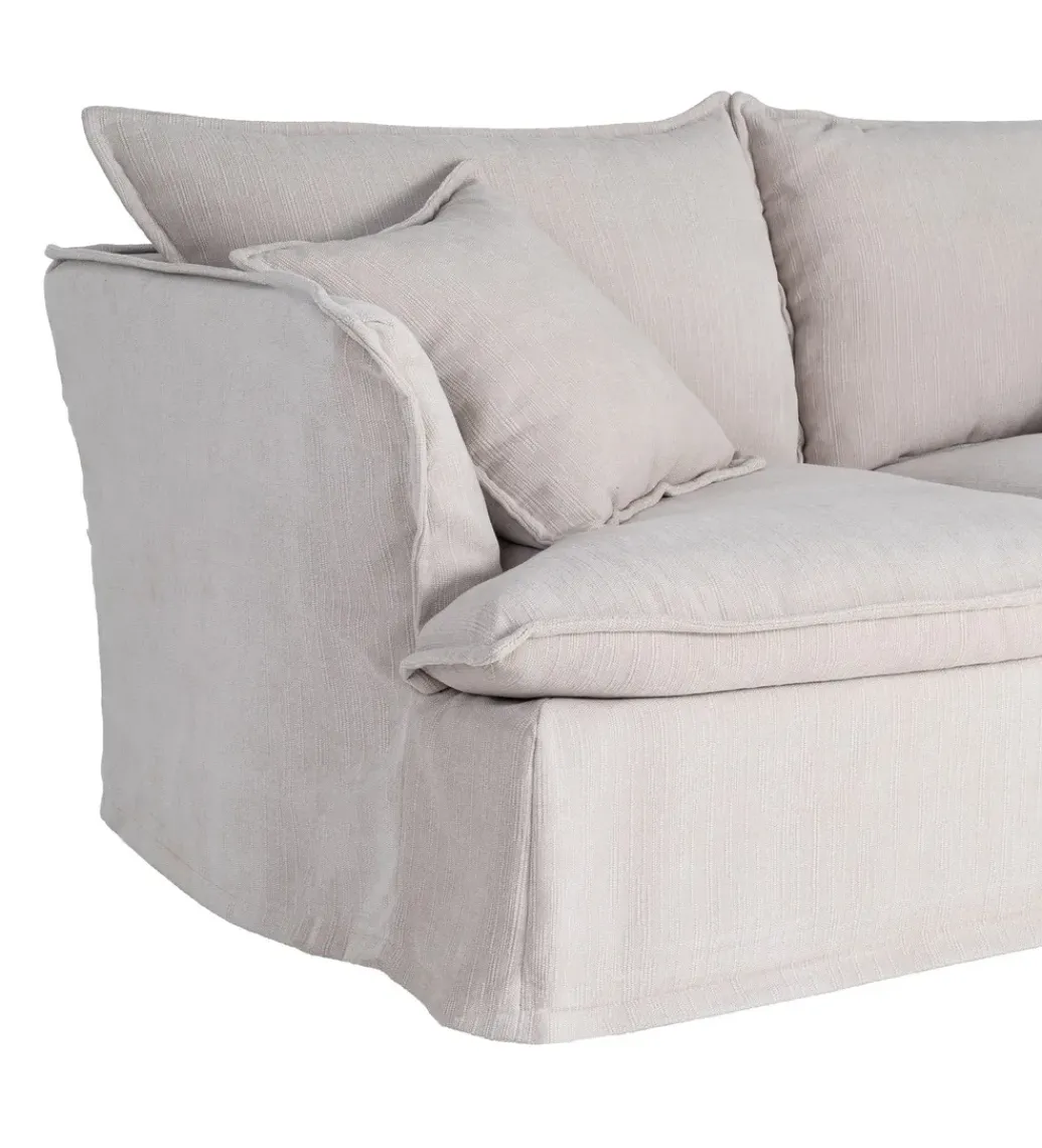 Sofa ZAPLASO 181 cm kremowa*Zona-Design Clearance