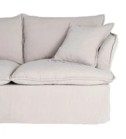 Sofa ZAPLASO 181 cm kremowa*Zona-Design Clearance
