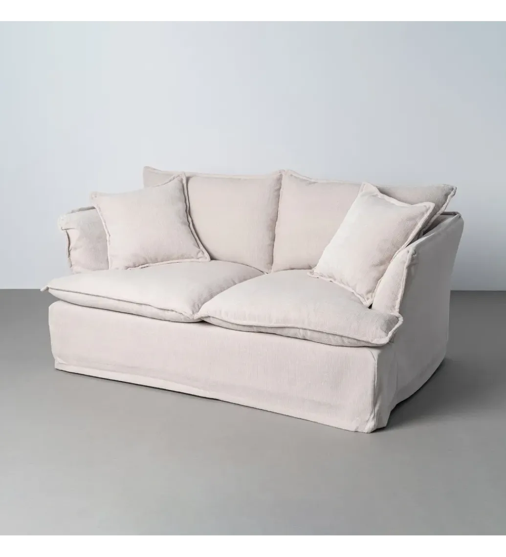 Sofa ZAPLASO 181 cm kremowa*Zona-Design Clearance