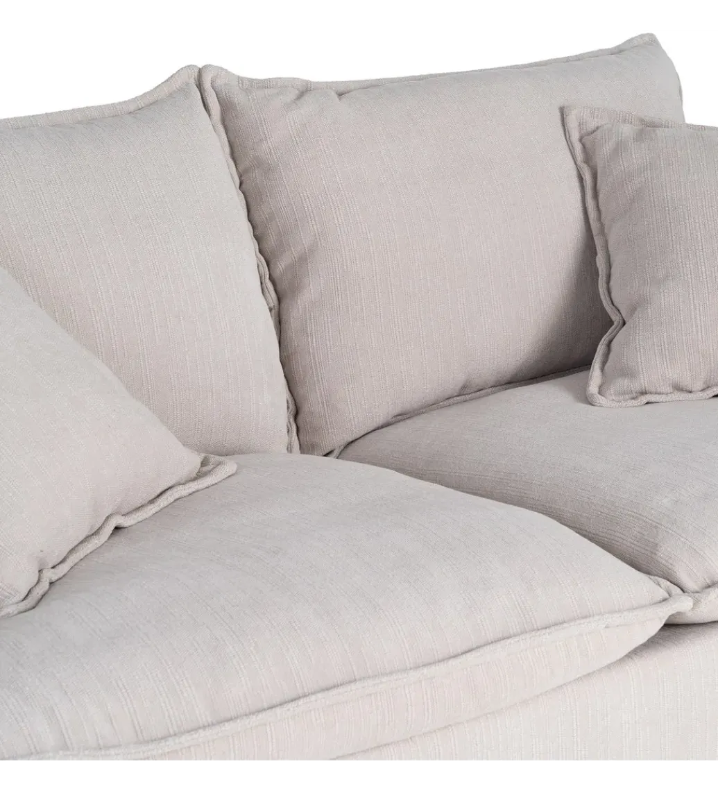 Sofa ZAPLASO 181 cm kremowa*Zona-Design Clearance