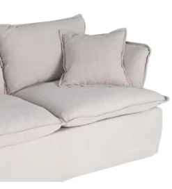 Sofa ZAPLASO 181 cm kremowa*Zona-Design Clearance