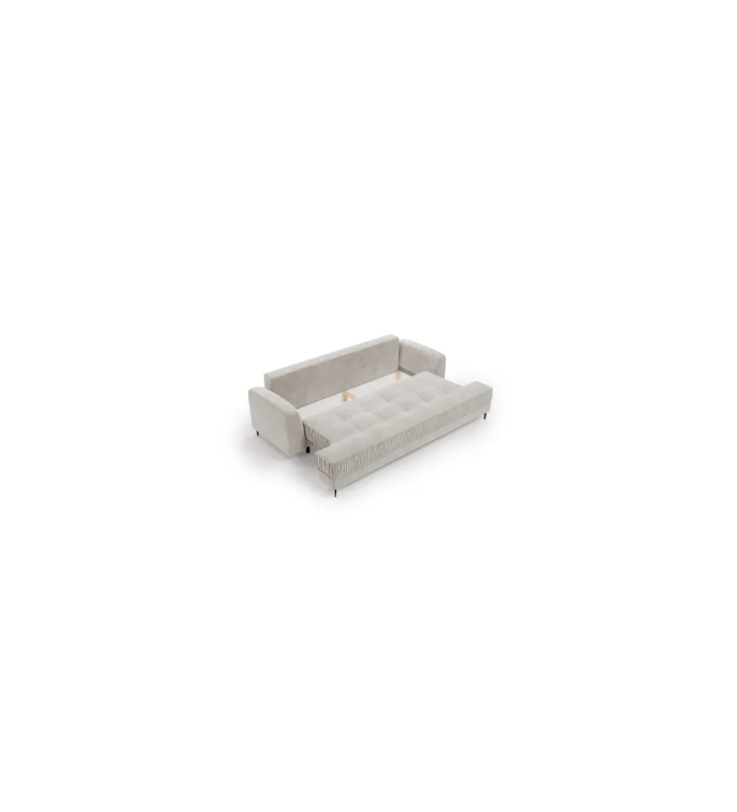 Sofa z funkcją spania PARIS 222 cm taupe/szary*Comforteo Hot