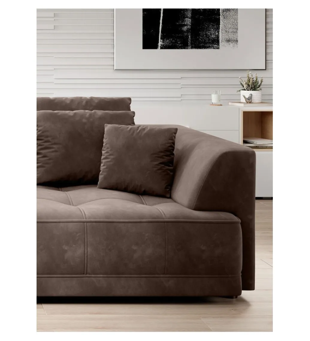 Sofa z funkcją spannia Big SofaTiga 302 cm z elektrycznie wysuwanym siedziskiem*Wersal Best