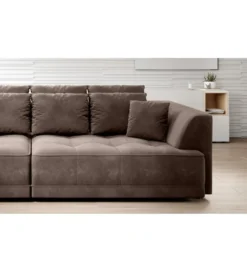 Sofa z funkcją spannia Big SofaTiga 302 cm z elektrycznie wysuwanym siedziskiem*Wersal Best