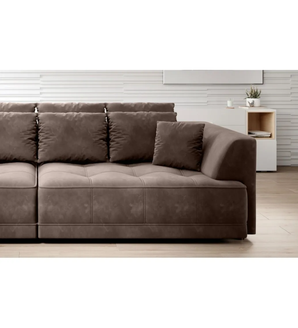Sofa z funkcją spannia Big SofaTiga 302 cm z elektrycznie wysuwanym siedziskiem*Wersal Best