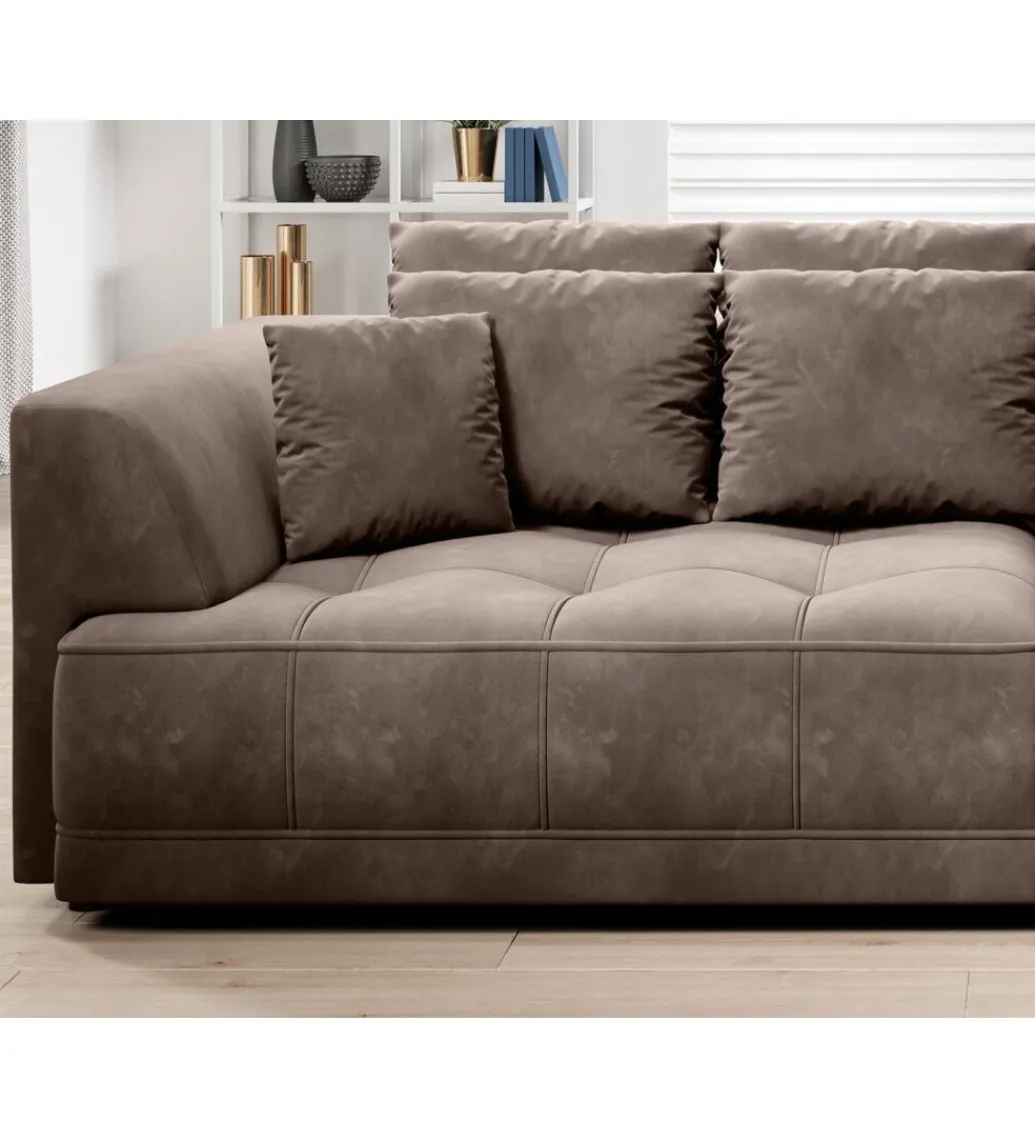Sofa z funkcją spannia Big SofaTiga 302 cm z elektrycznie wysuwanym siedziskiem*Wersal Best