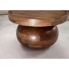 Solik kawowy BRENDA 50 cm drewno mango*WOHNLING, GERMANY Best