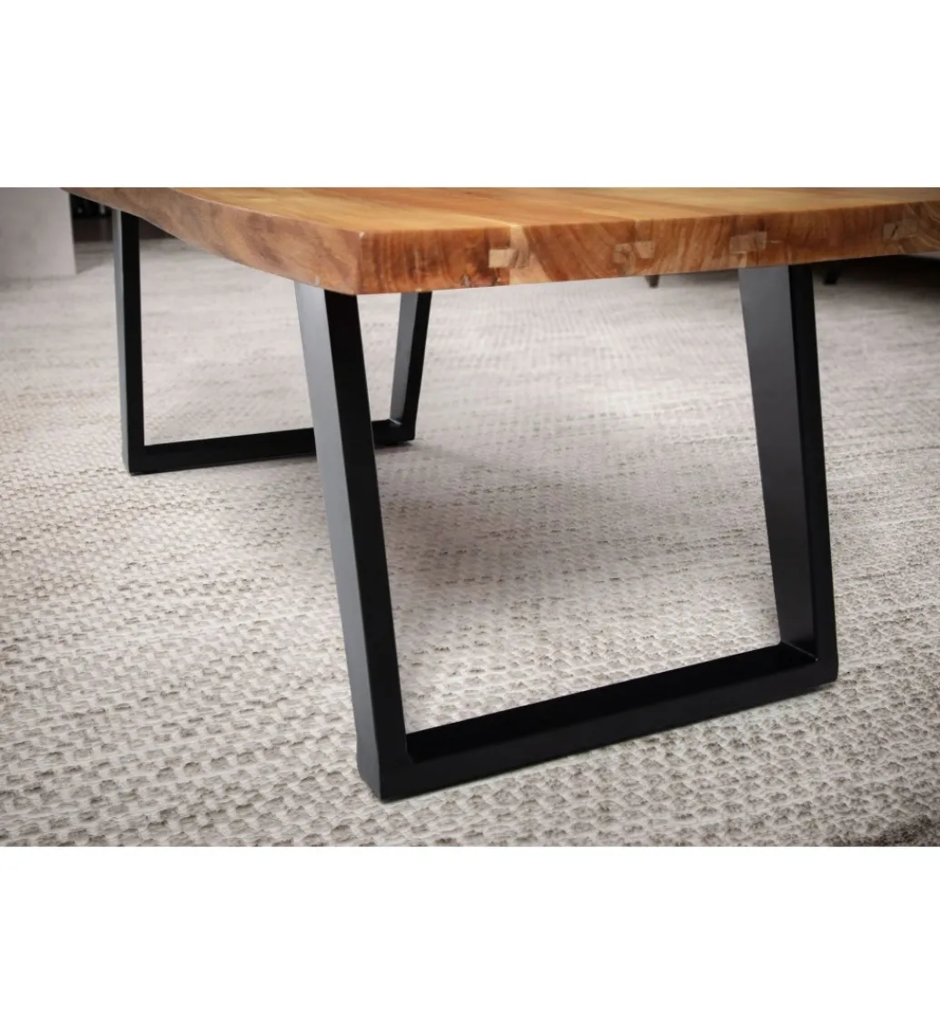 Solik kawowy FRIGI 120 cm drewno akacja*WOHNLING, GERMANY Online