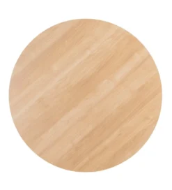 Stół AGARA 100 cm biały naturalny blat*Zona-Design New
