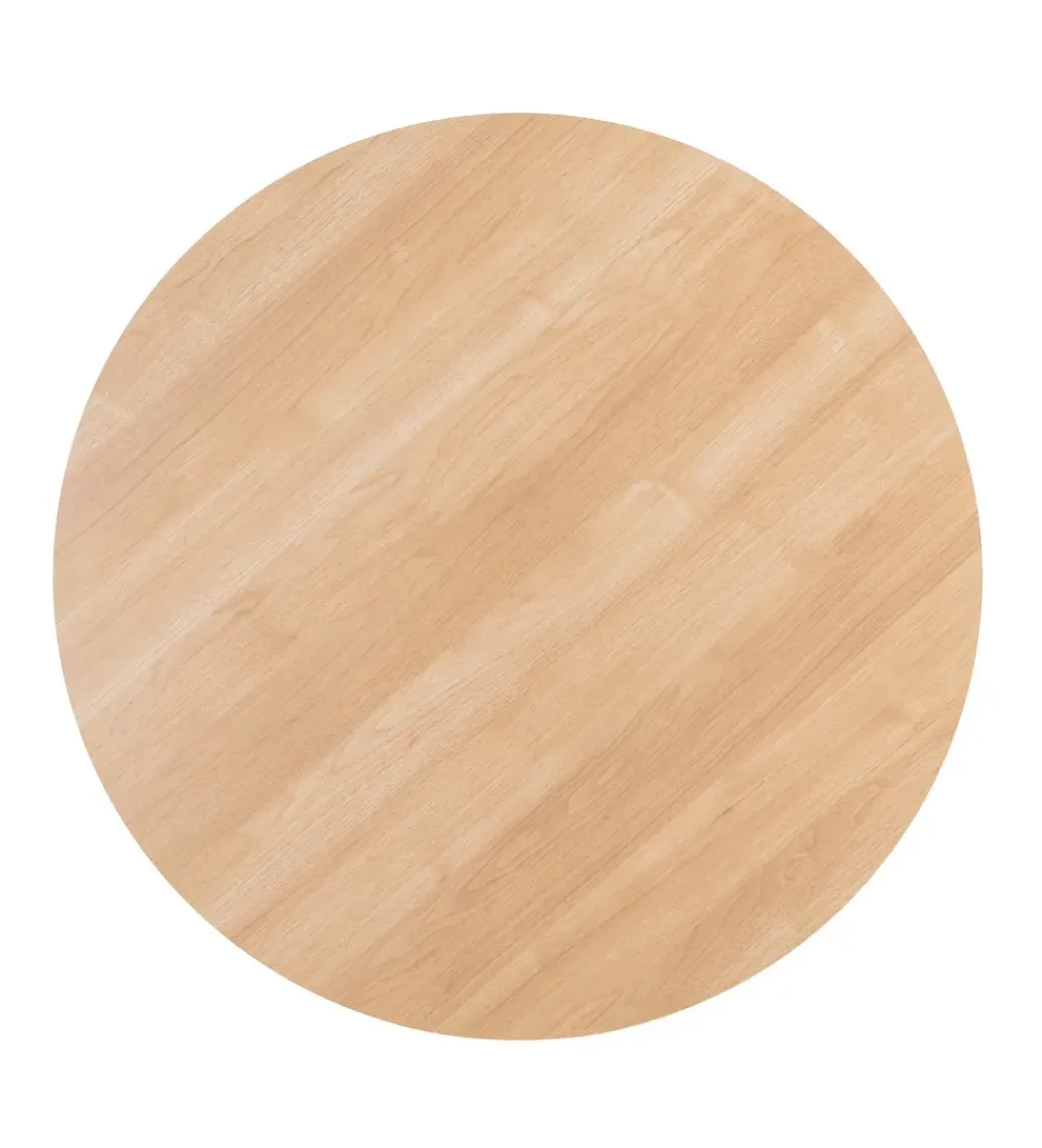 Stół AGARA 100 cm biały naturalny blat*Zona-Design New