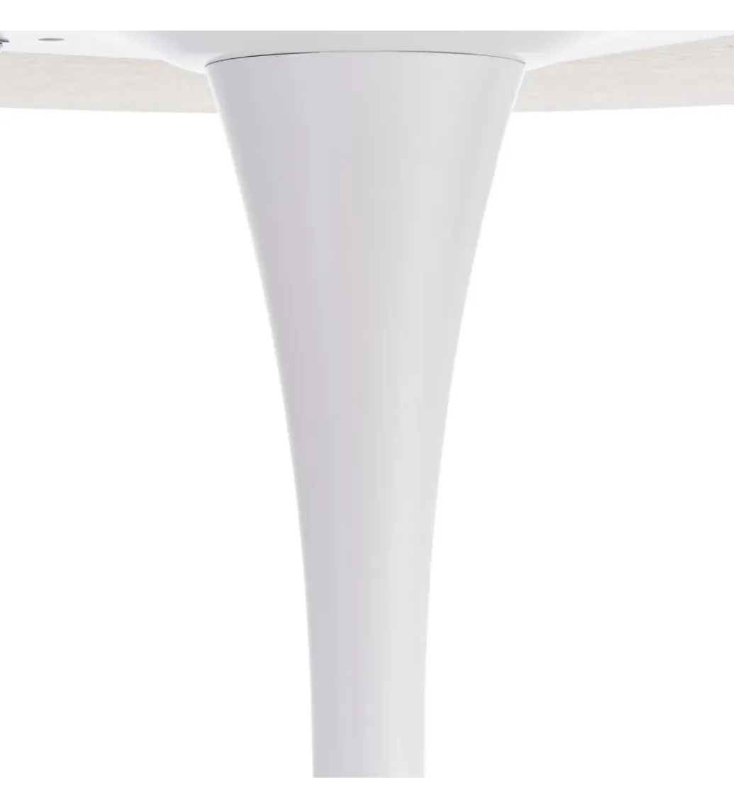 Stół AGARA 100 cm biały naturalny blat*Zona-Design New