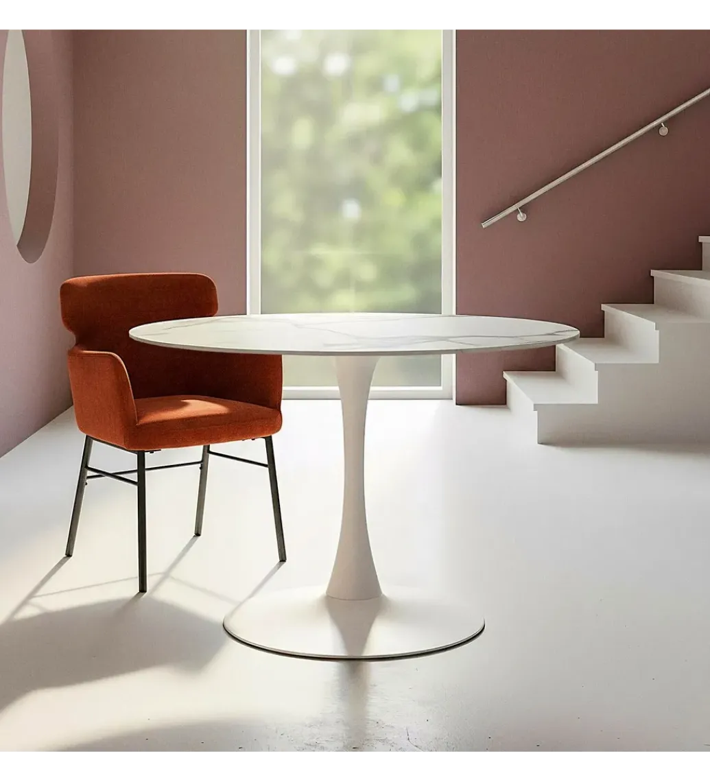 Stół AGAT 100 cm biały*Zona-Design Discount