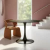 Stół AGAT 100 cm czarny*Zona-Design