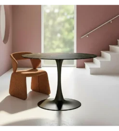 Stół AGAT 100 cm czarny*Zona-Design