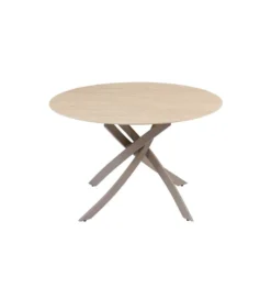 Stół ALPINE 120 cm ceramika w optyce trawertynu*Invicta Interior Clearance