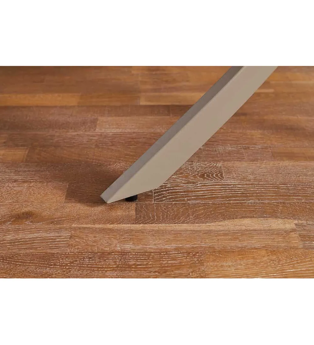 Stół ALPINE 120 cm ceramika w optyce trawertynu*Invicta Interior Clearance