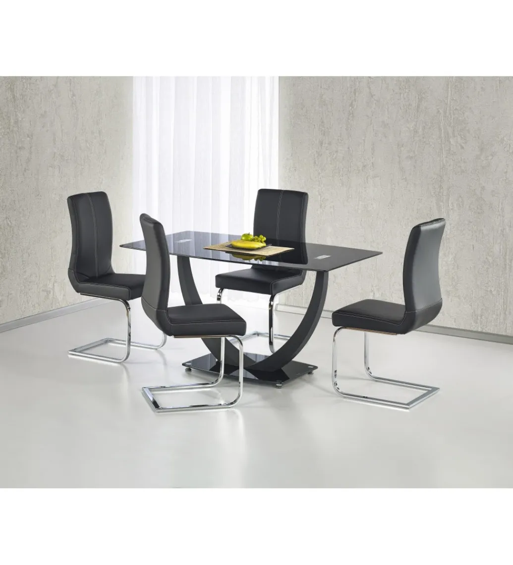 Stół ANTON 140 cm czarny*Halmar Discount